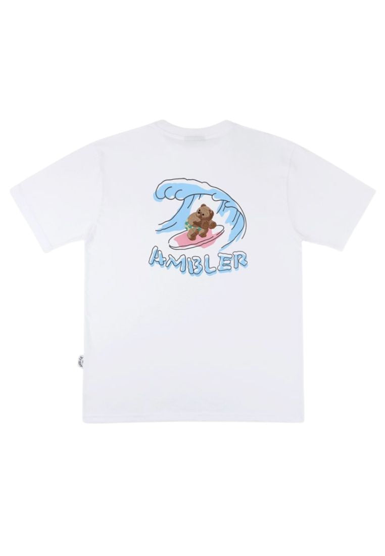 Overfit T-Shirt Surfing Bear new