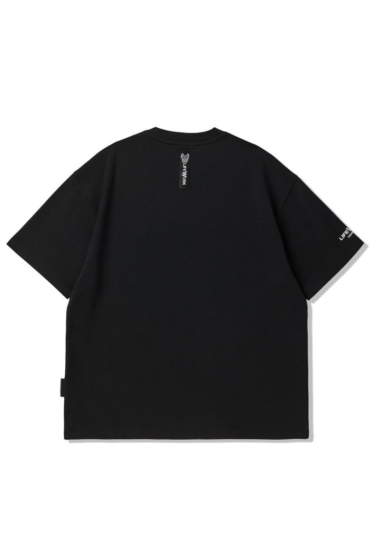Radog Leather Wappen T-Shirt Black