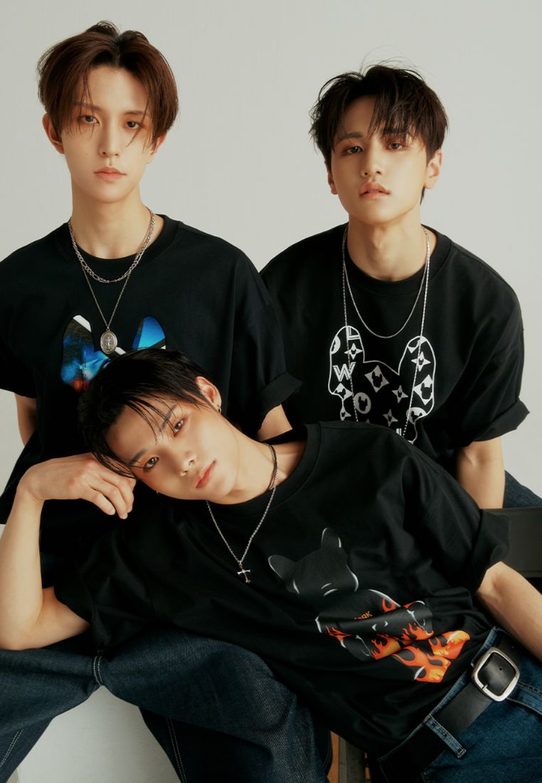 Flame Figure T-Shirt Black