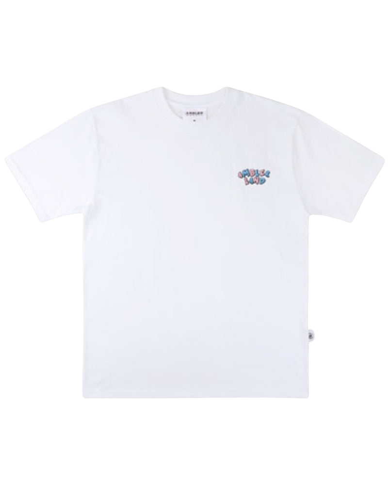 Overfit T-Shirt Ambler Land White