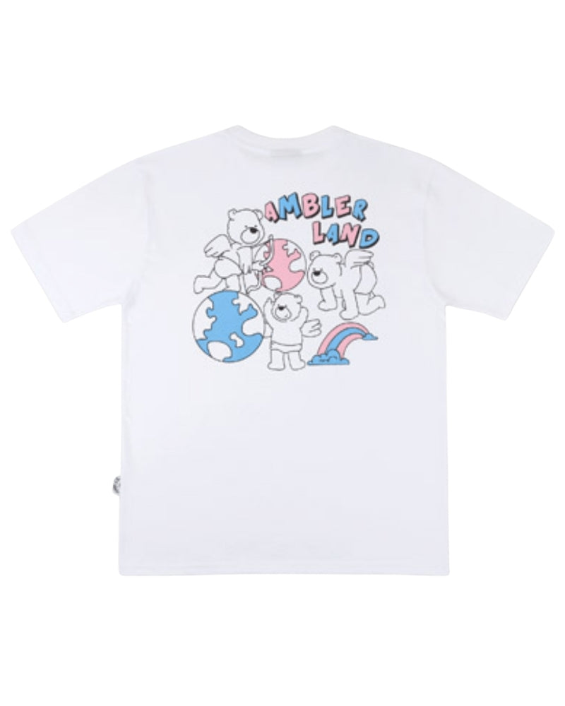 Overfit T-Shirt Ambler Land White