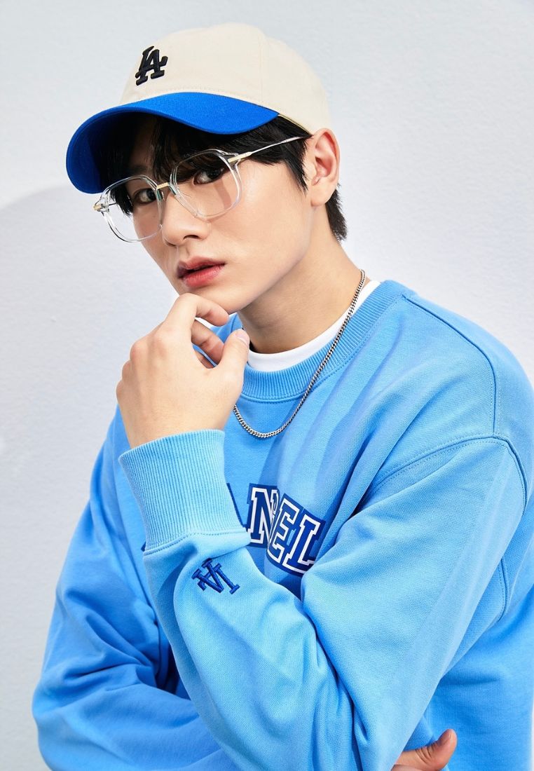 Basic Color Block Unstructured Ball Cap Los Angeles Dodgers cobalt blue