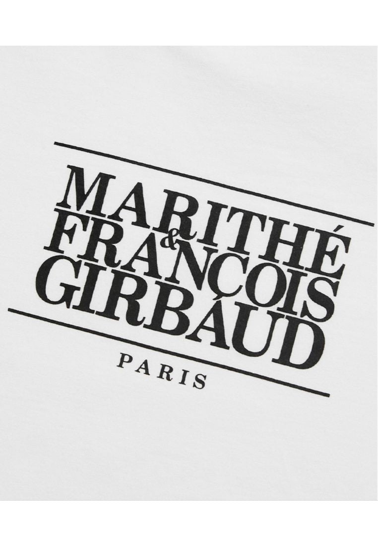 W Classic Logo Tee White