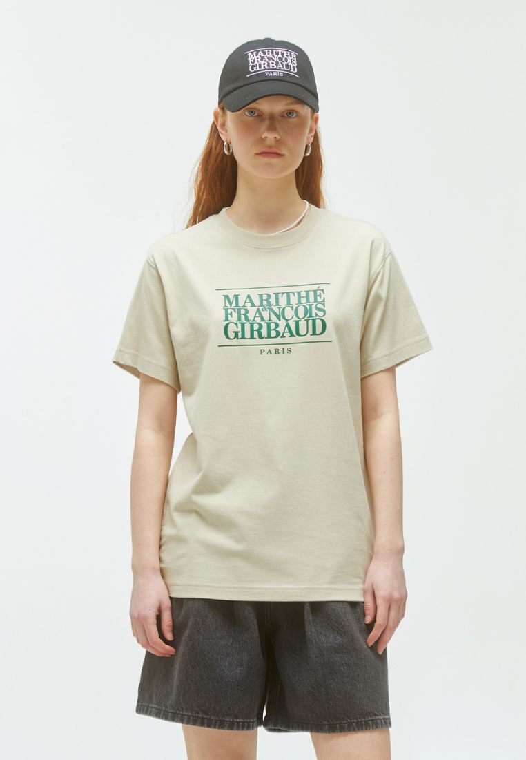Classic Logo Tee Khaki Beige