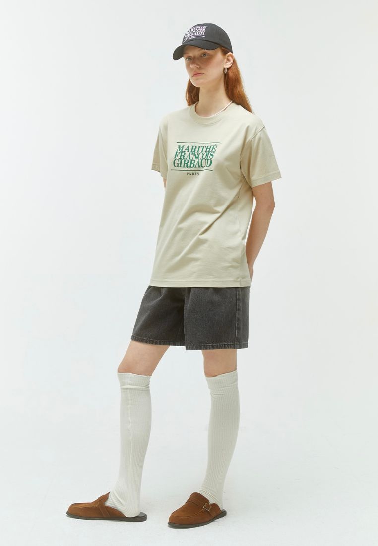 Classic Logo Tee Khaki Beige