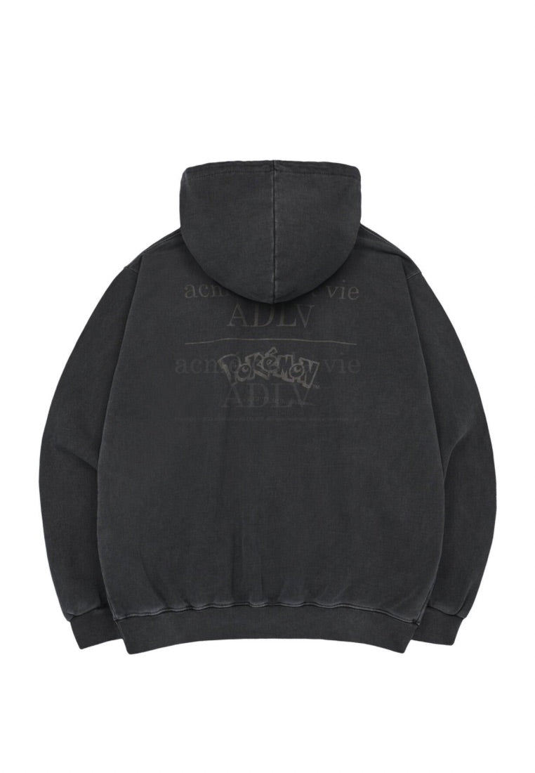 Pokémon KKOBUGI EVOLUTION Pigment Hoodie Charcoal