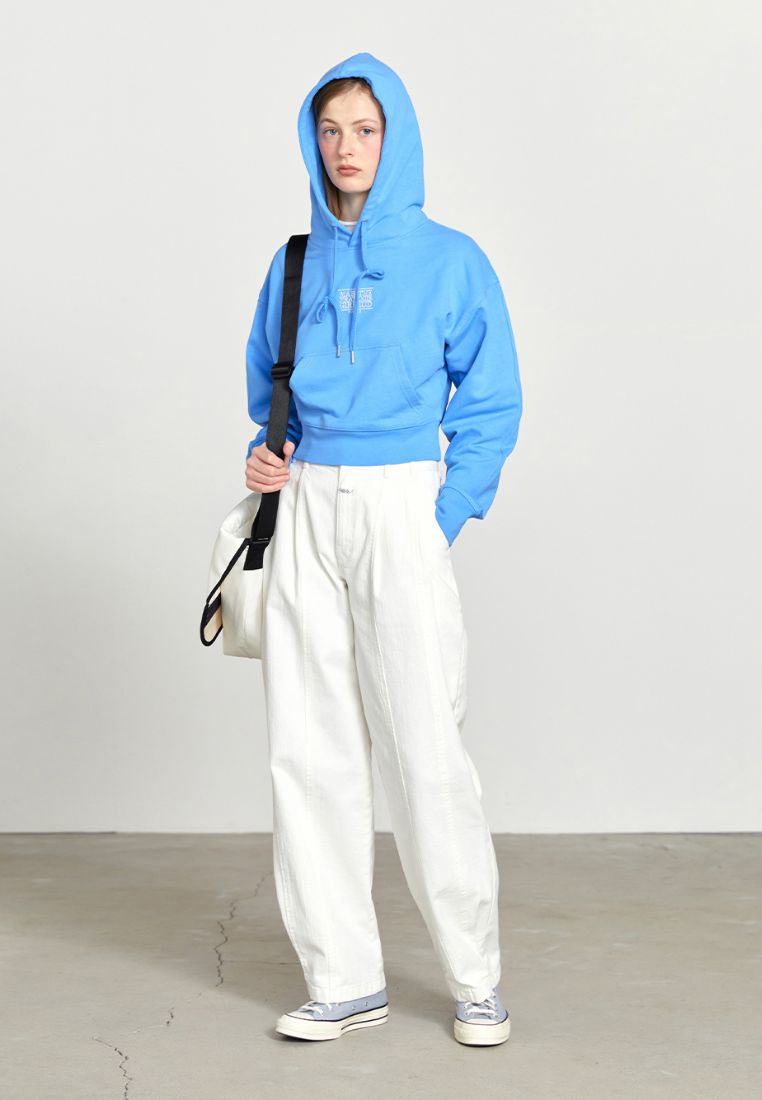 New Classic Logo Hoodie Blue