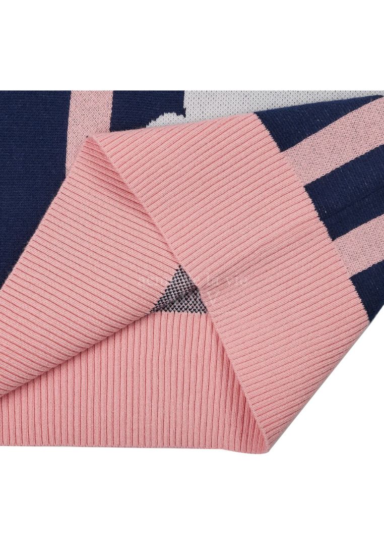 Cloud Logo Short Sleeve Knit Navy