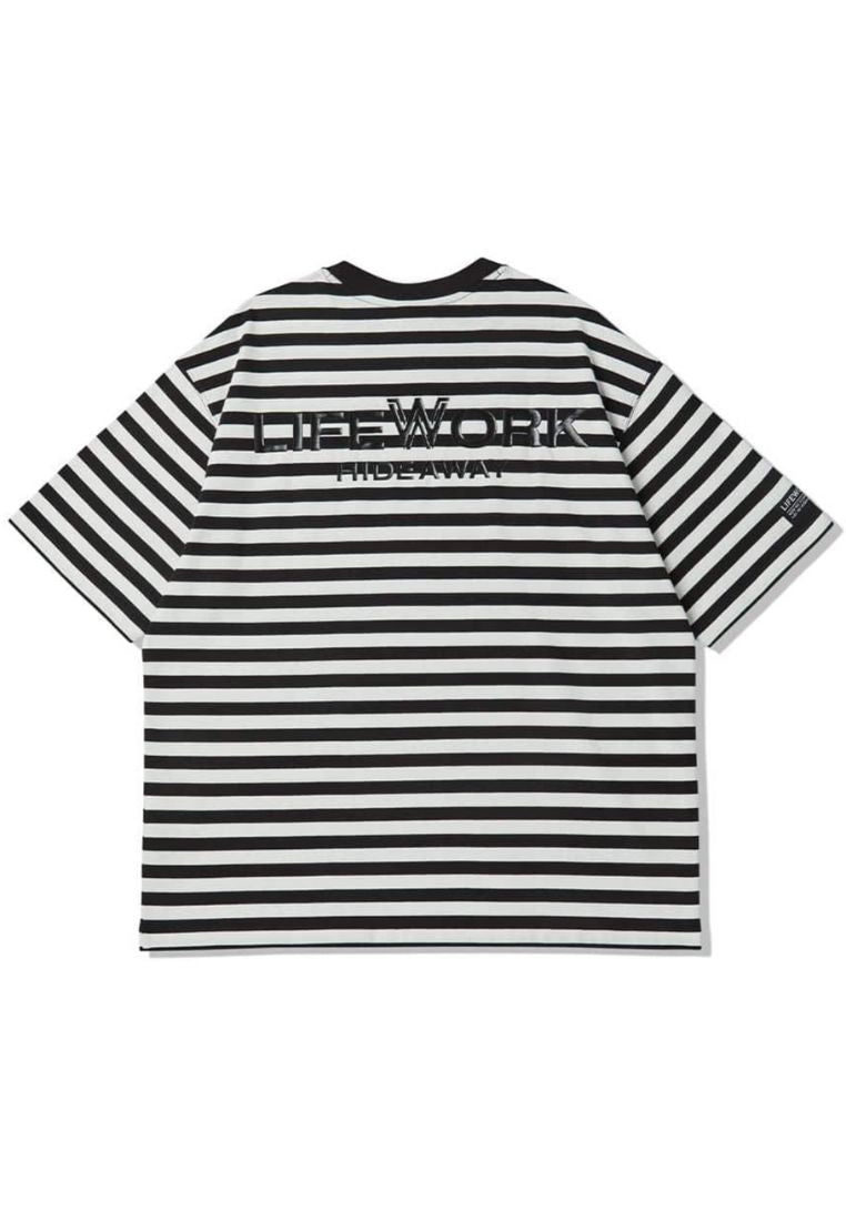 Radog Wappen Stripe T-Shirt Black