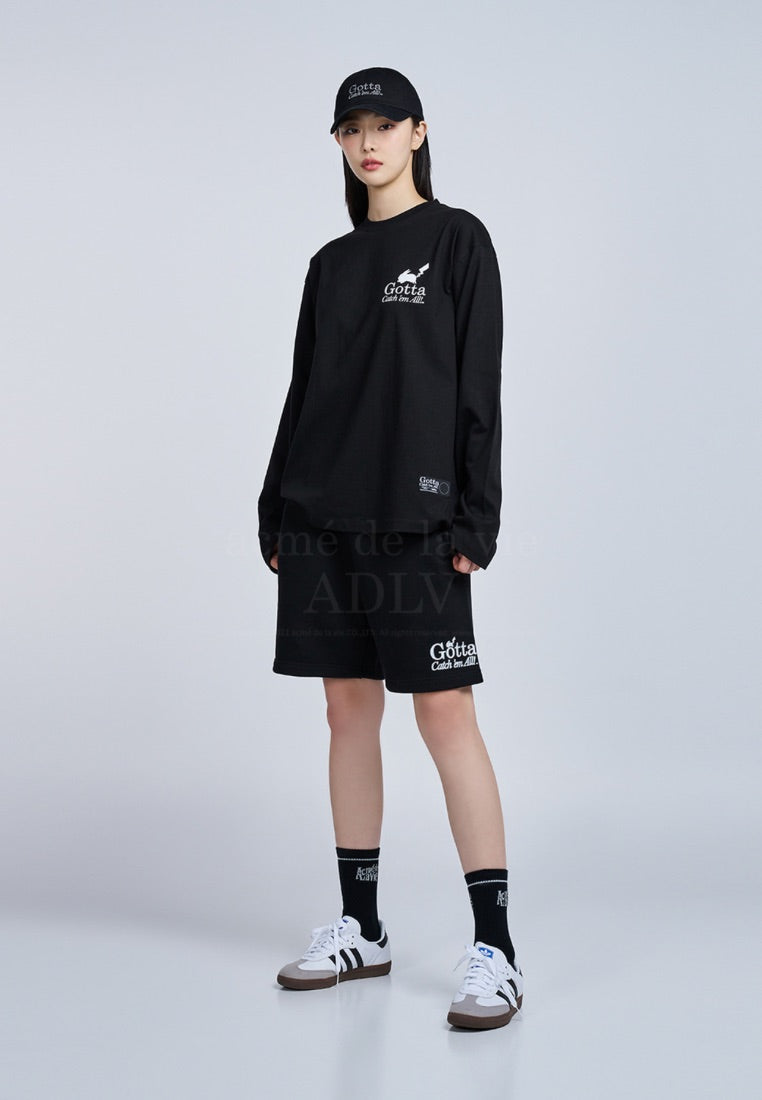 Pokémon GOTTA PIKACHU Long Sleeve T-Shirt Black