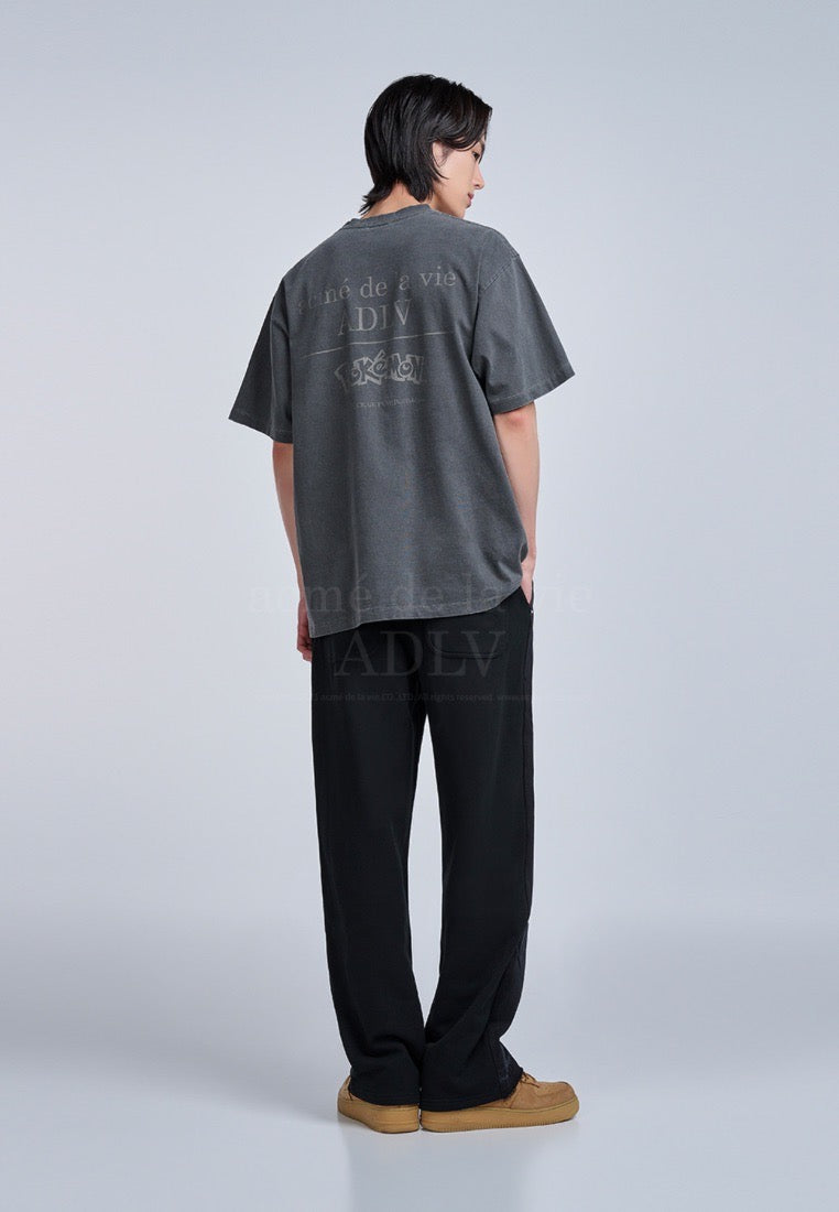 Pokémon KKOBUGI EVOLUTION PIGMENT Short Sleeve T-Shirt Charcoal