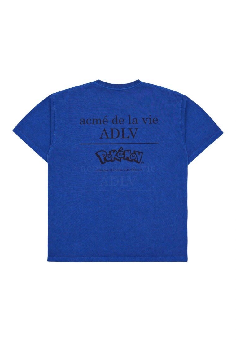 Pokémon KKOBUGI EVOLUTION PIGMENT Short Sleeve T-Shirt Blue