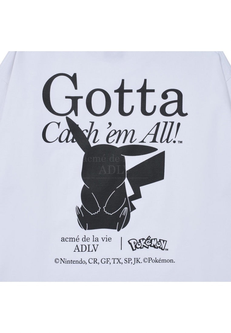 Pokémon GOTTA PIKACHU Long Sleeve T-Shirt White