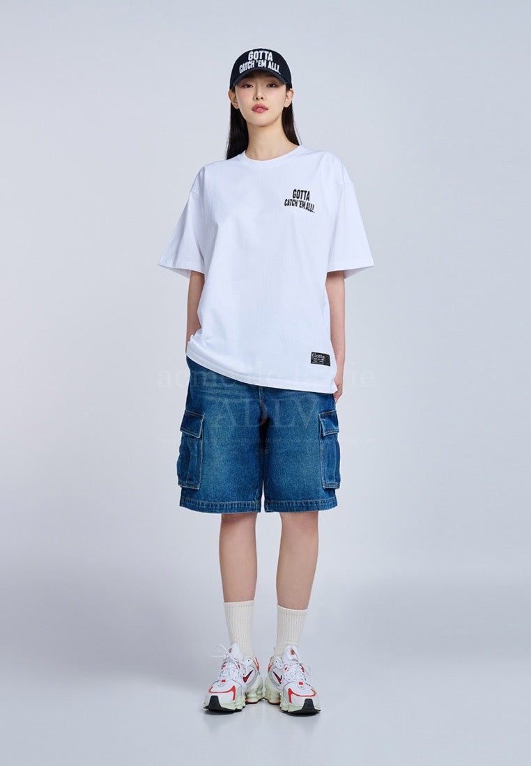 Pokémon GYARADOS Short Sleeve T-Shirt White