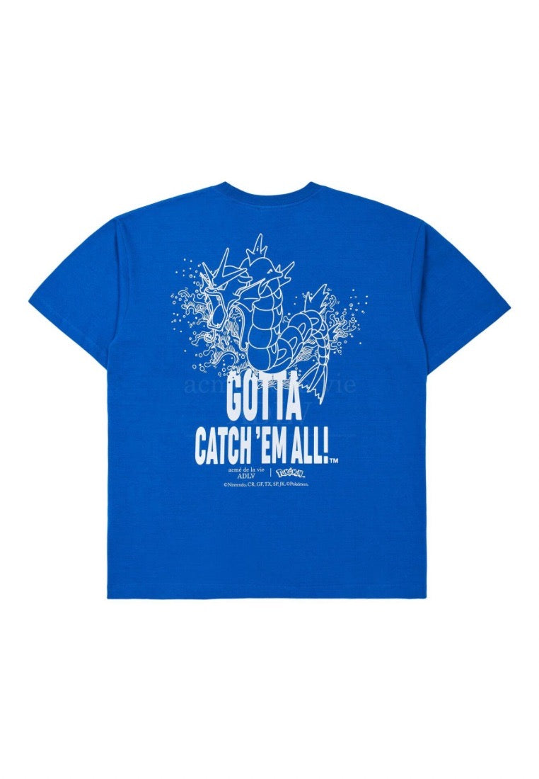Pokémon GYARADOS Short Sleeve T-Shirt Blue