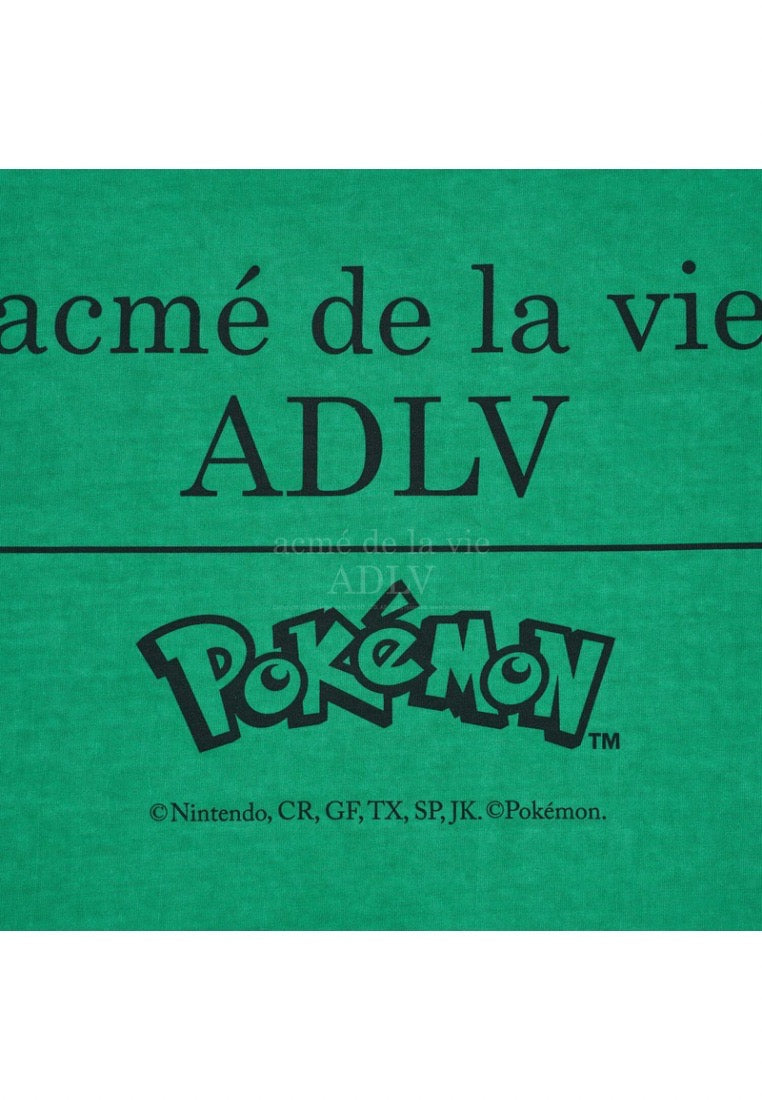 Pokémon ISANGHAESSI EVOLUTION PIGMENT Short Sleeve T-Shirt Green