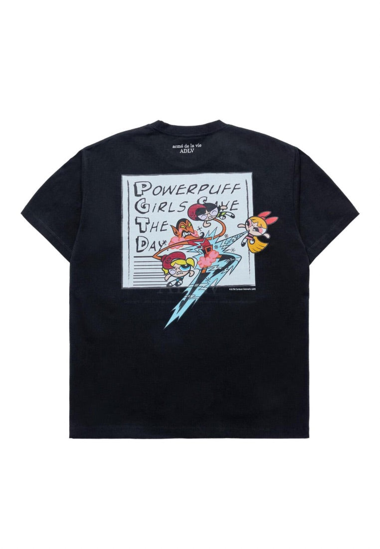 The Powerpuff Girls x Acmedelavie Save The Day T-Shirts Black