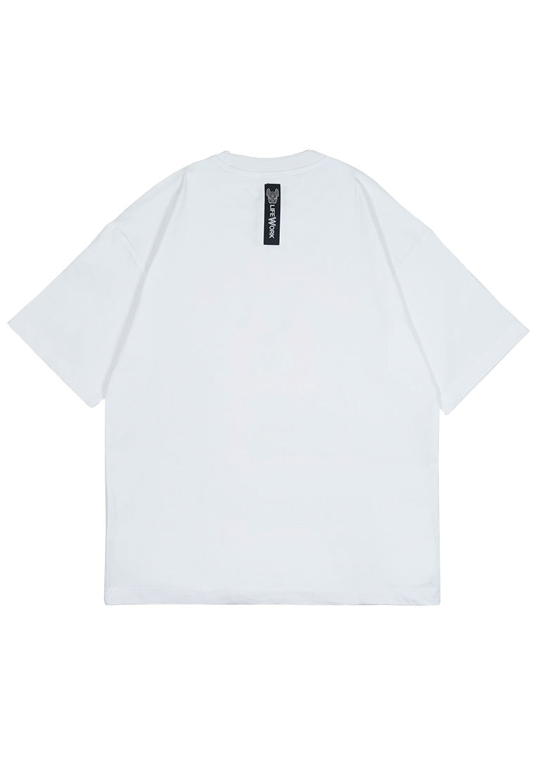 Front Circle Hipdog T-Shirt White