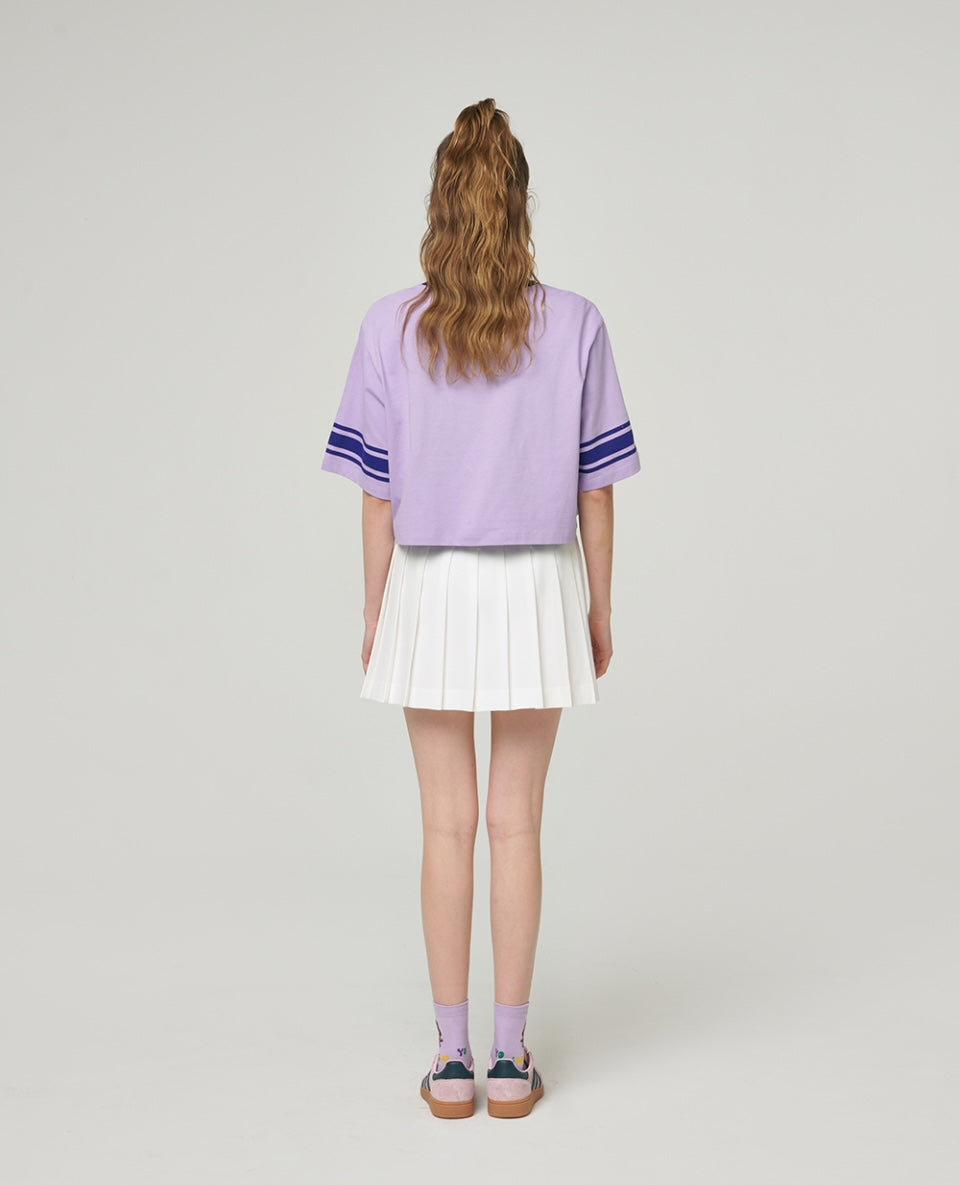 Pop Star Semi Crop T-Shirt F Luna