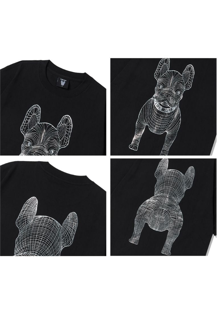 Silver Big Radog T-Shirt Black