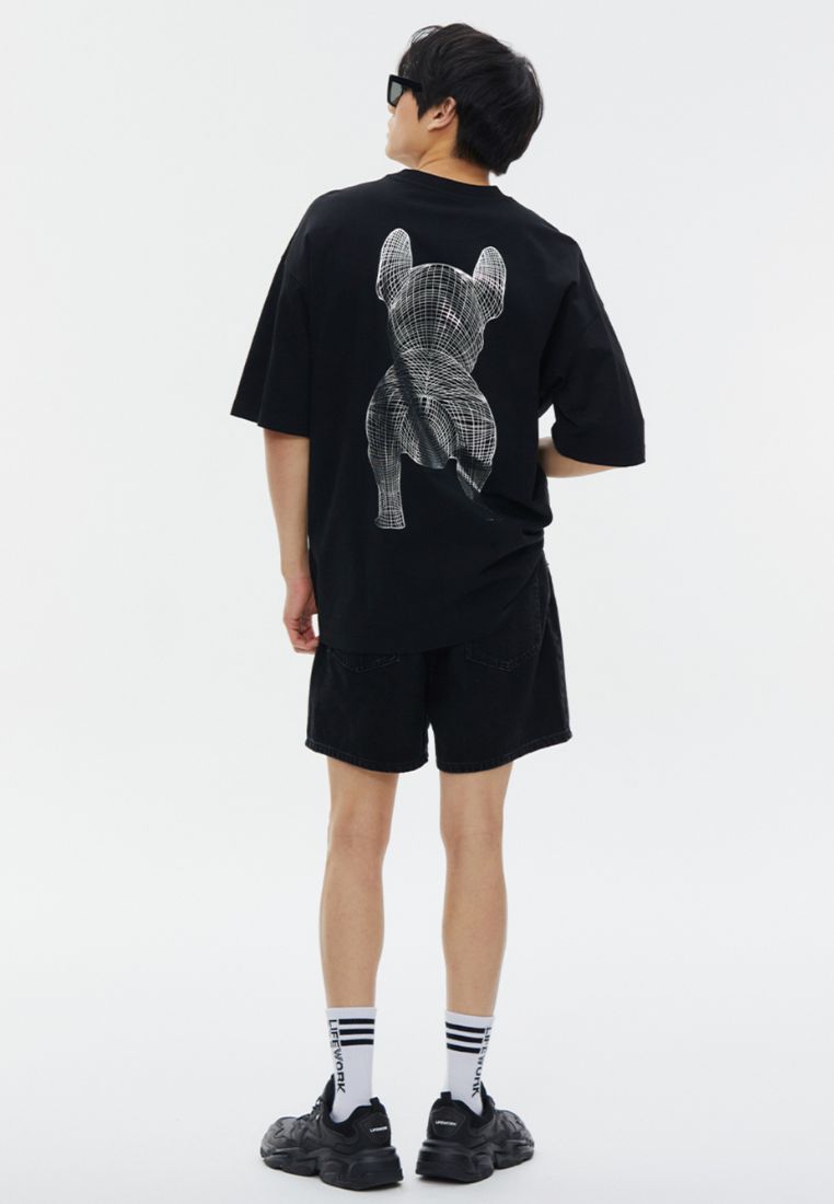 Silver Big Radog T-Shirt Black