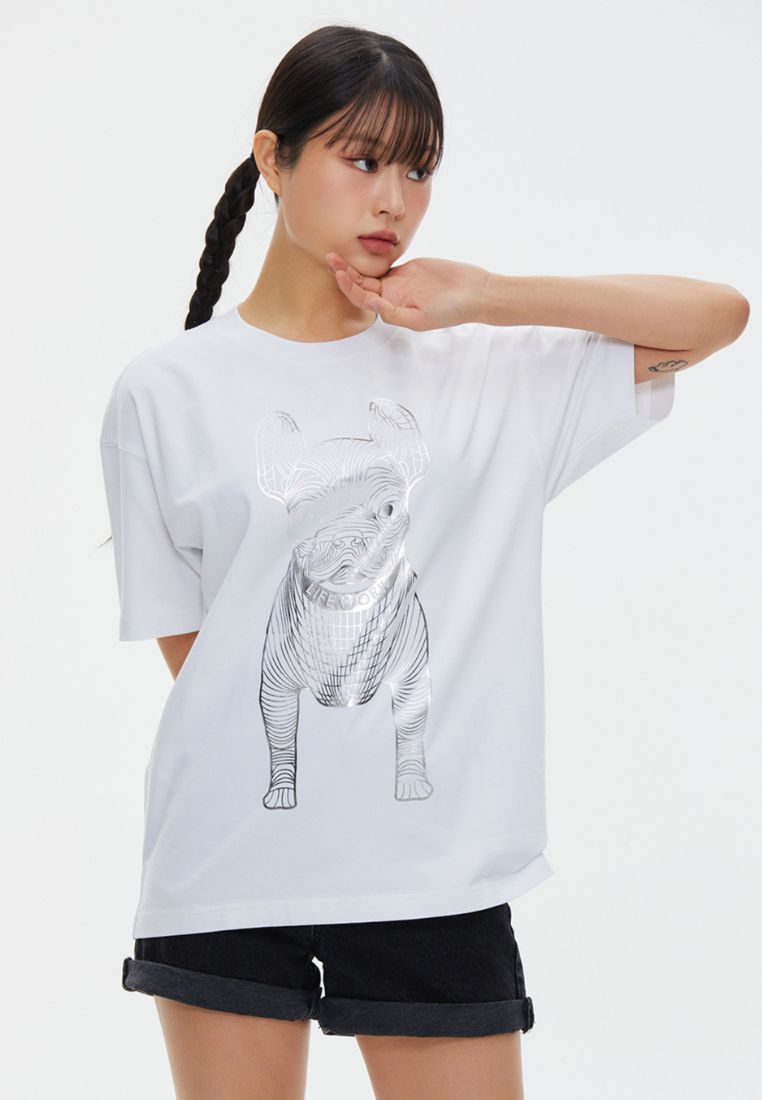 Silver Big Radog T-Shirt White