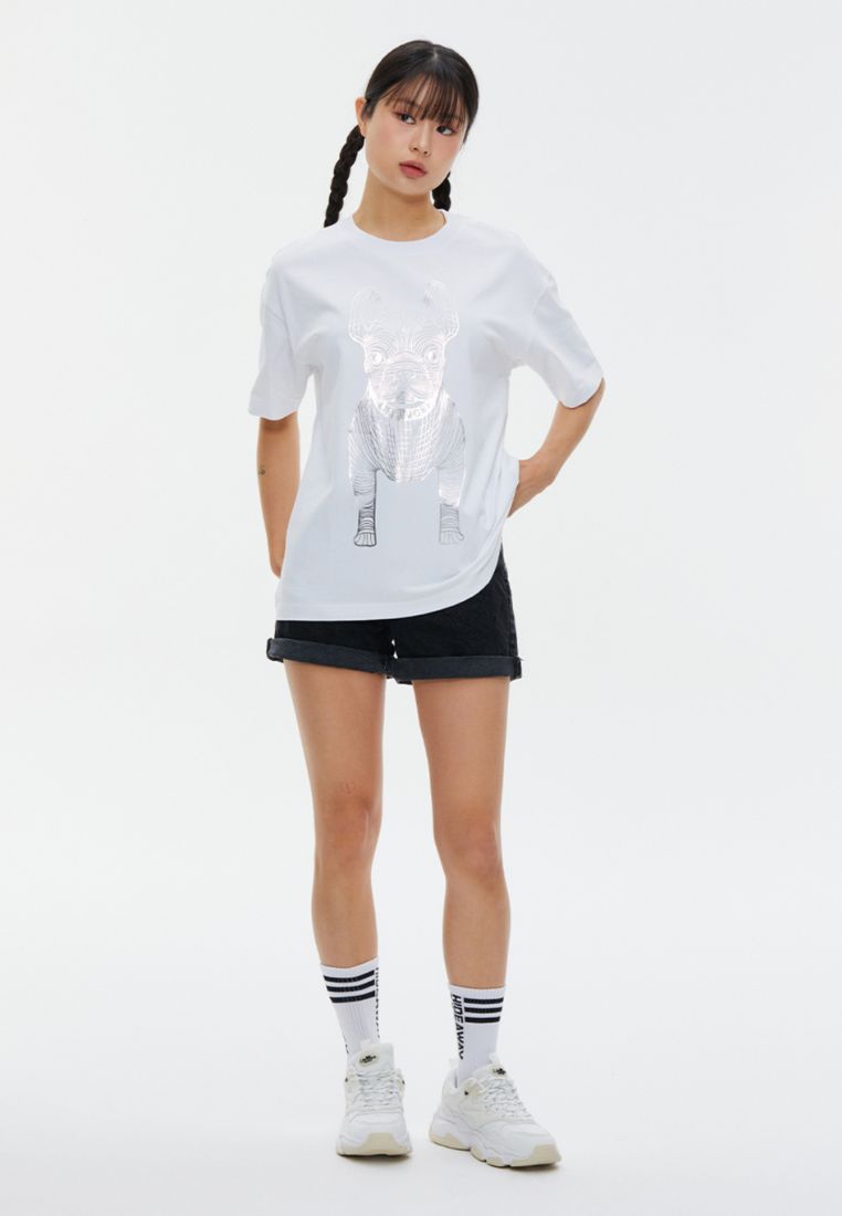 Silver Big Radog T-Shirt White