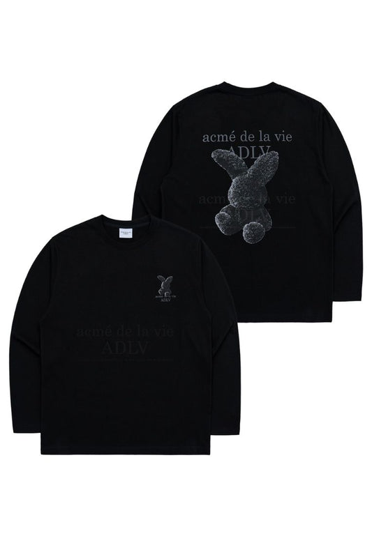 Fuzzy Rabbit Long Sleeve T-Shirt Black