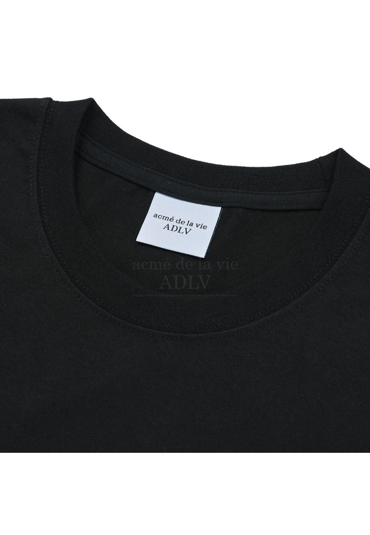 Baby Face FOX DOLL Short Sleeve T-Shirt Black