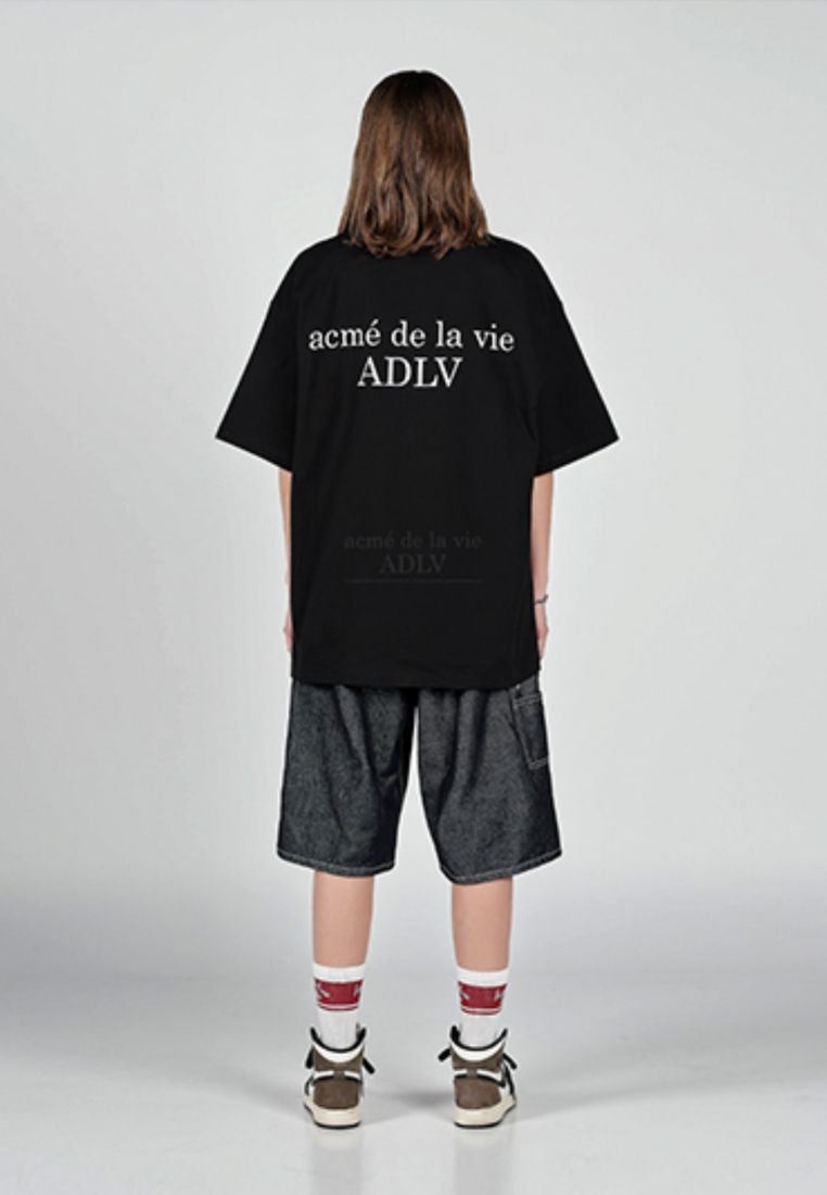 Baby Face HEART BOY Short Sleeve T-Shirt Black