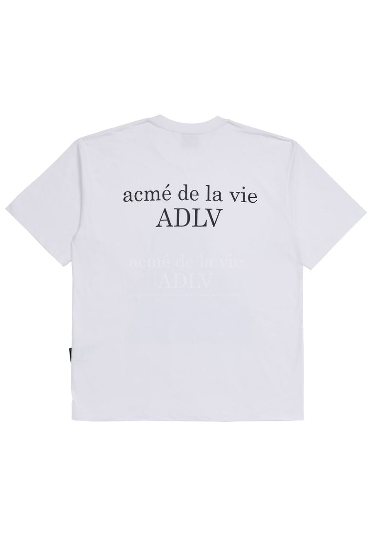 Baby Face Pear-Eating Baby Short Sleeve T-Shirt White