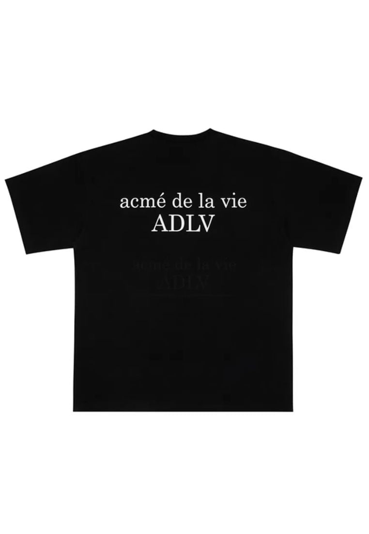 Baby Face Apple Girl Short Sleeve T-Shirt Black