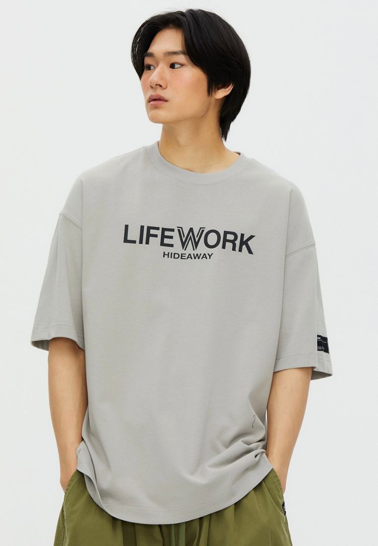 Box Logo T-Shirt Grey