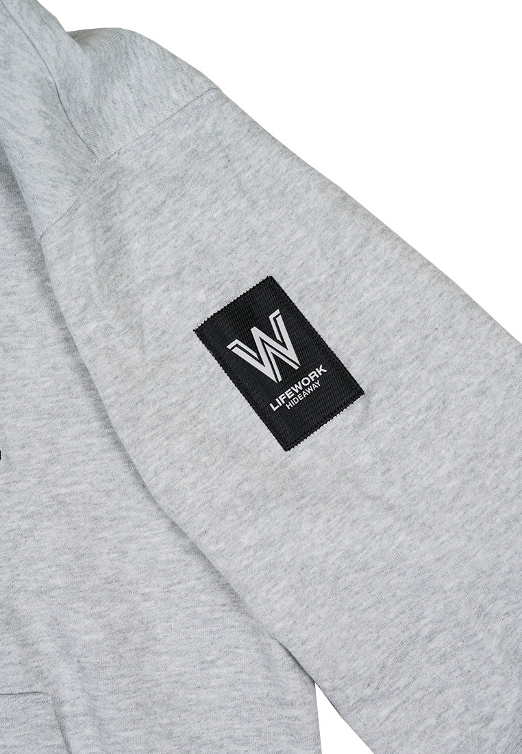 Ballcap Hipdog Hoodie Melange Grey