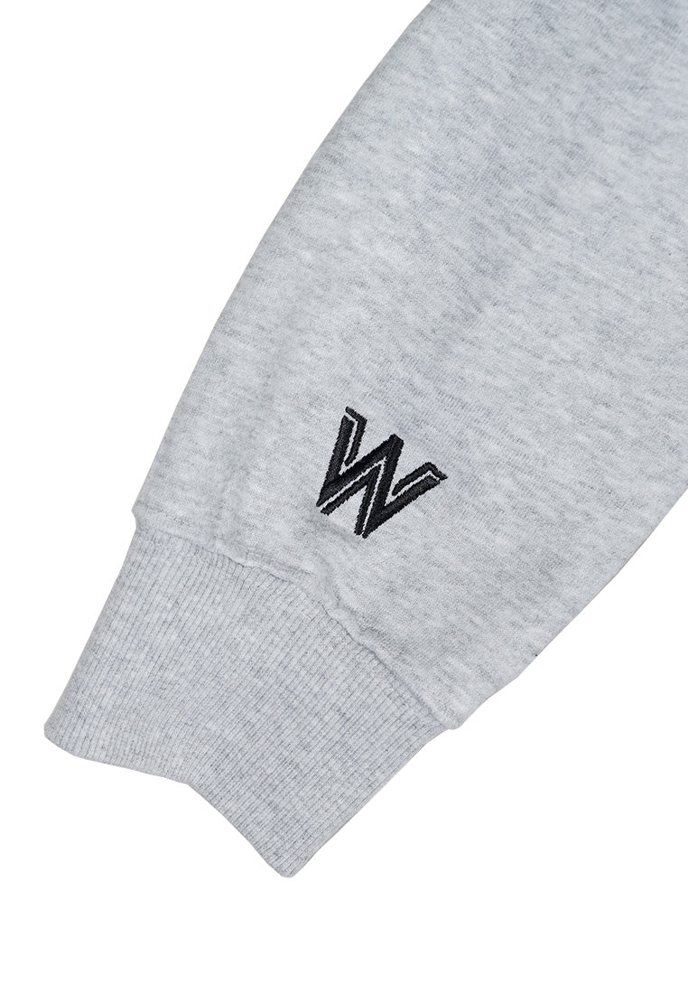 Ballcap Hipdog Hoodie Melange Grey