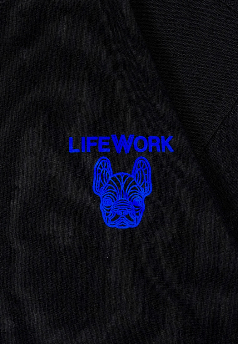 Velvet Logo T-Shirt Black