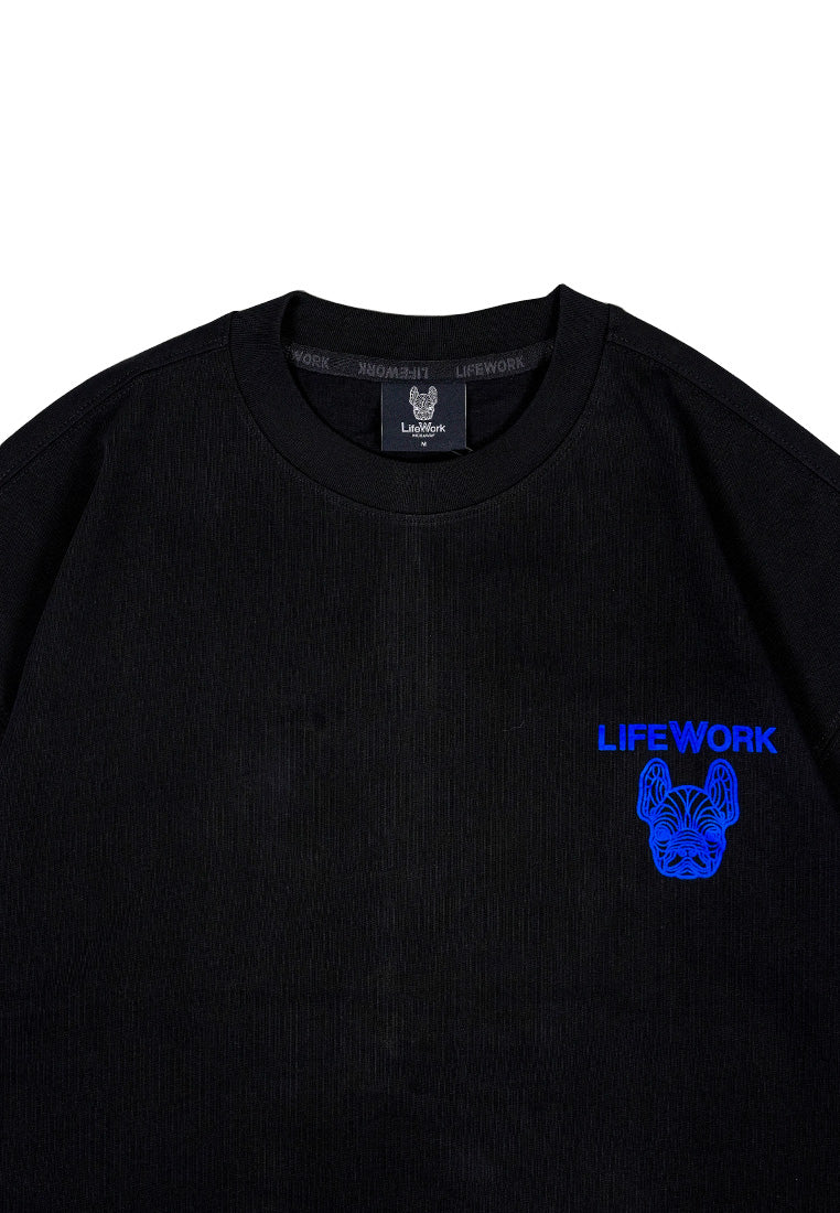 Velvet Logo T-Shirt Black