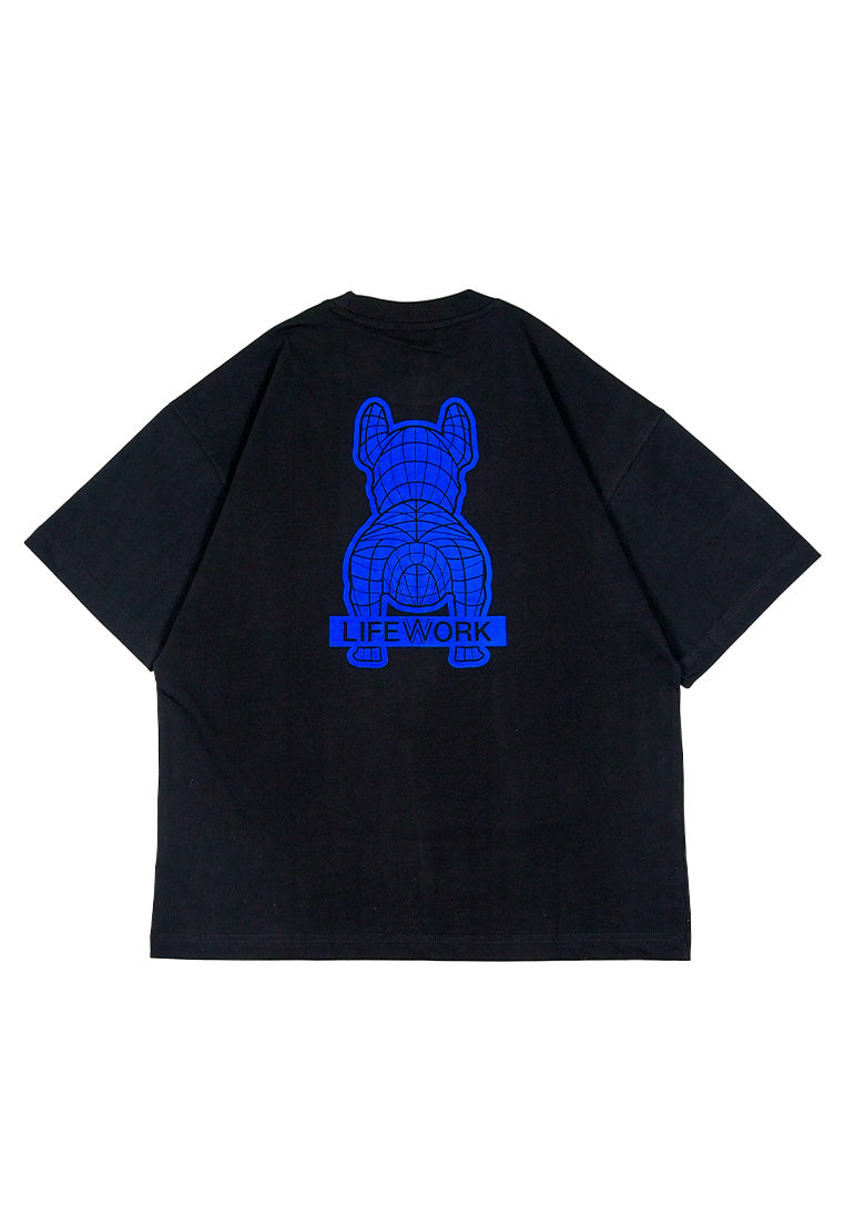 Velvet Logo T-Shirt Black