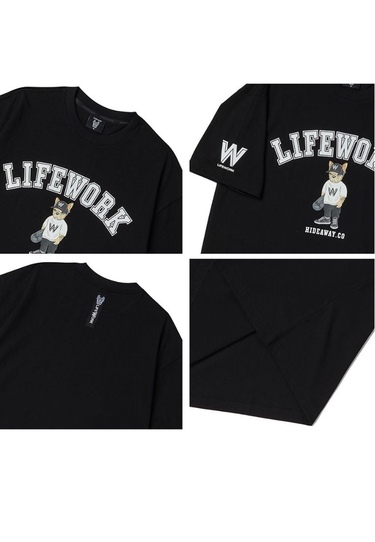 Radog University T-Shirt Black