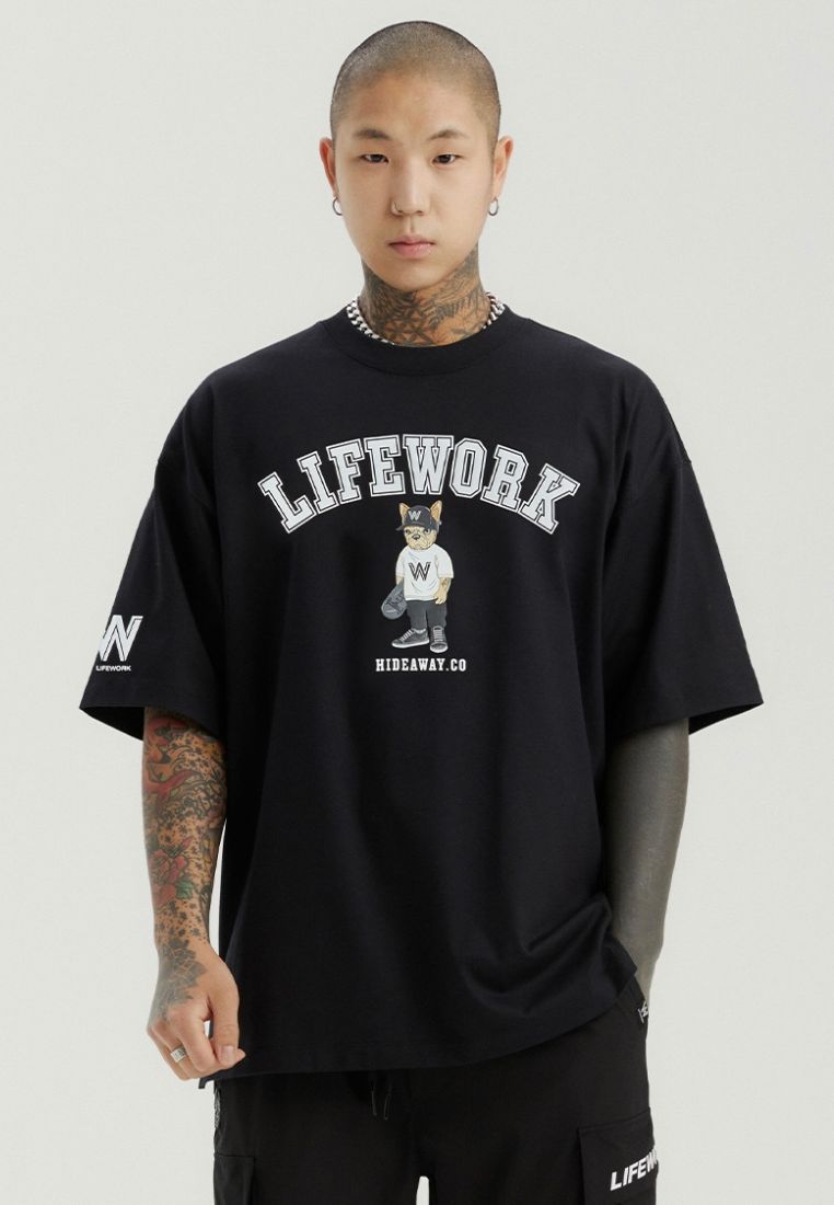 Radog University T-Shirt Black