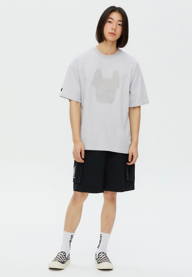 Lace Radog Applique Light Grey
