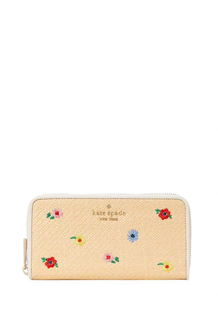 Large Continental Wallet Garden Bouquet Multi