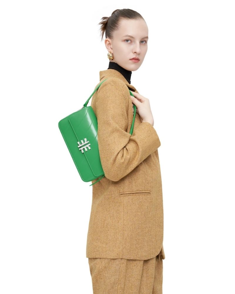 Mira Shoulder Bag - Grass Green