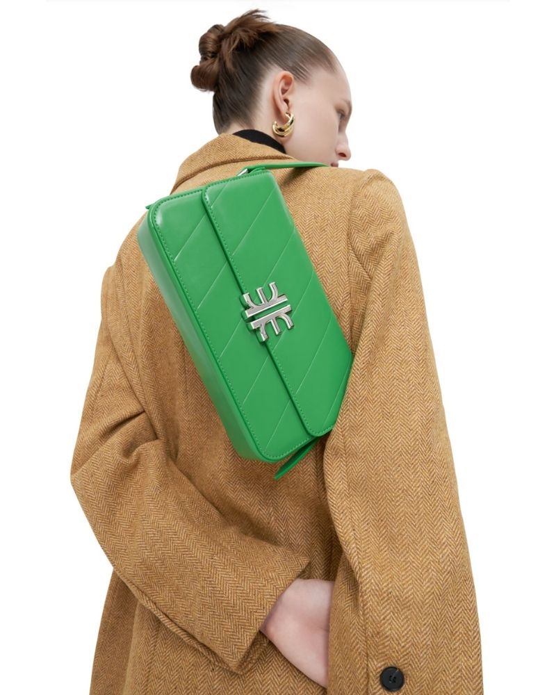 Mira Shoulder Bag - Grass Green