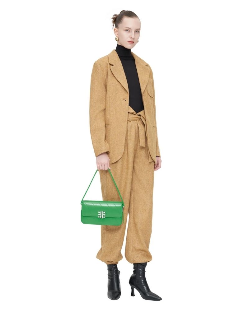 Mira Shoulder Bag - Grass Green