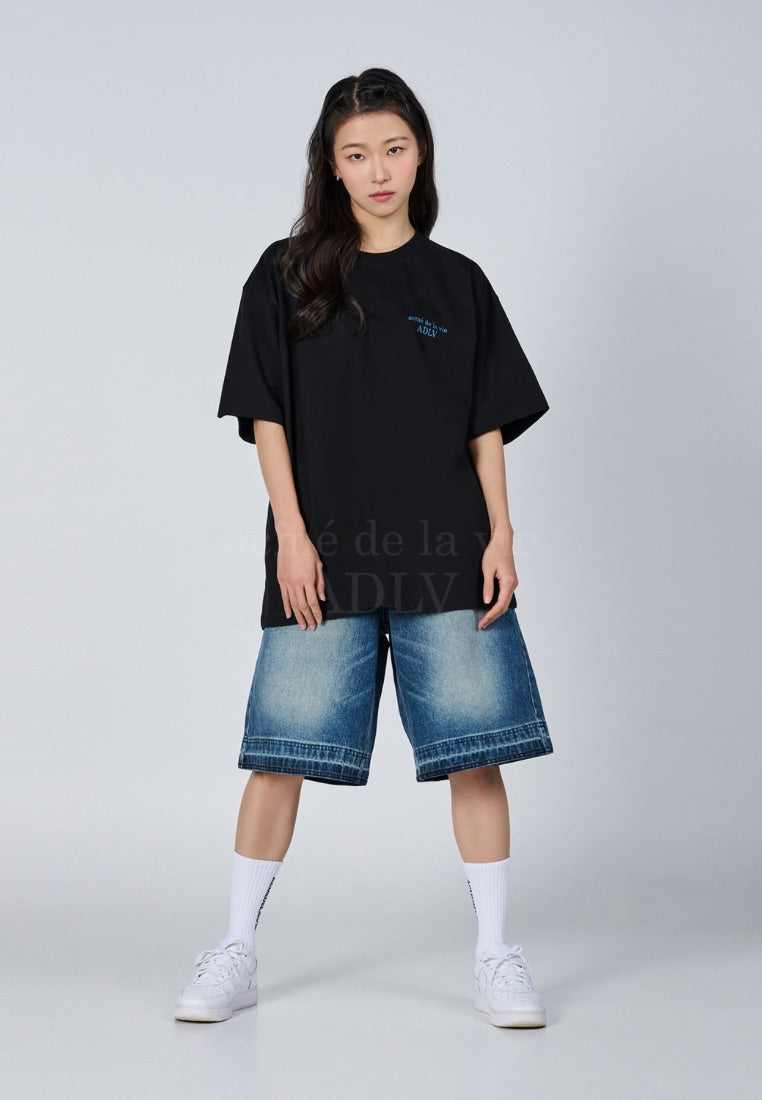 Fuzzy Dragon Artwork Short Sleeve T-Shirt Black