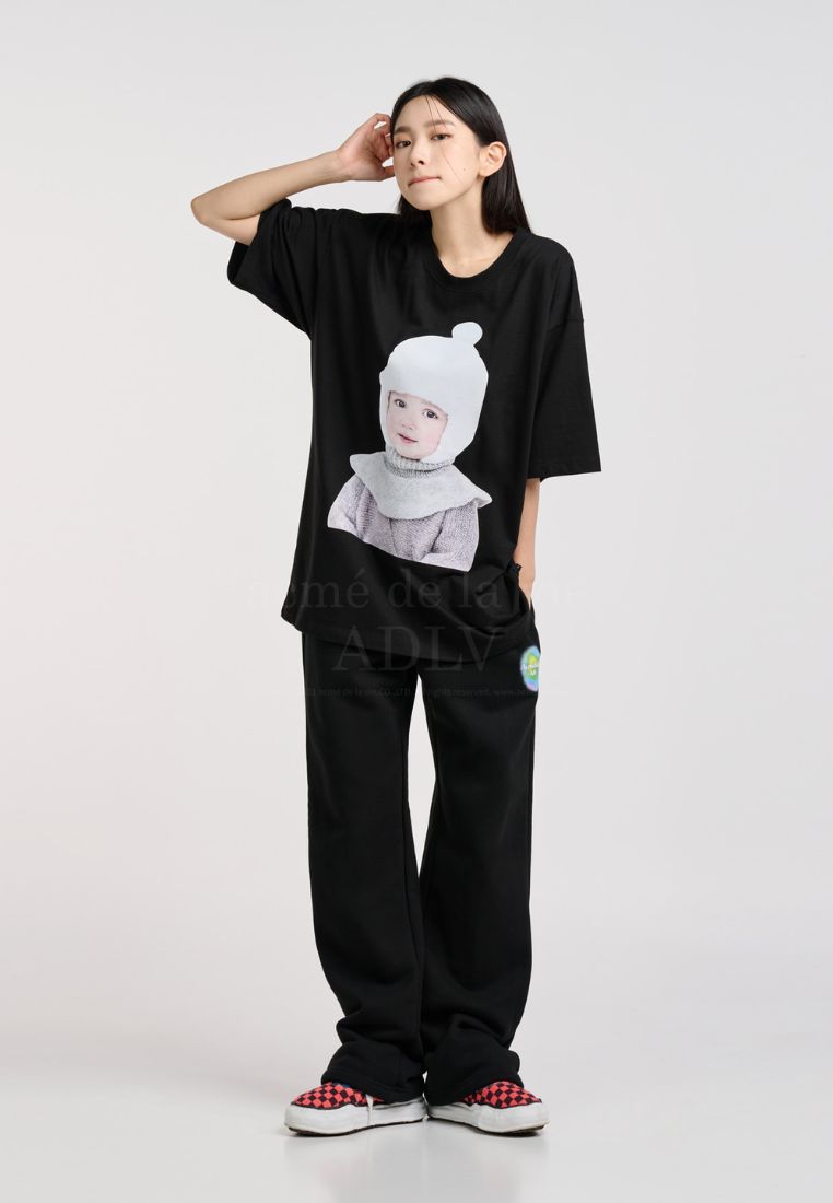 Baby Face WHITE BOY Short Sleeve T-Shirt Black