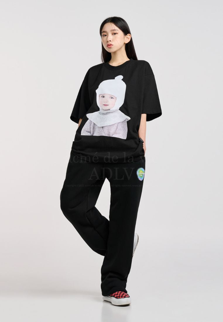 Baby Face WHITE BOY Short Sleeve T-Shirt Black