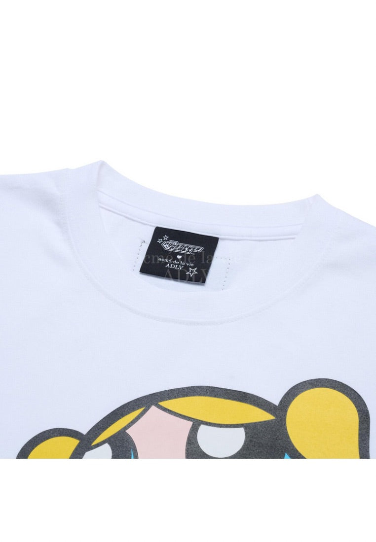 The Powerpuff Girls x Acmedelavie Big Printing Artwork T-Shirts White