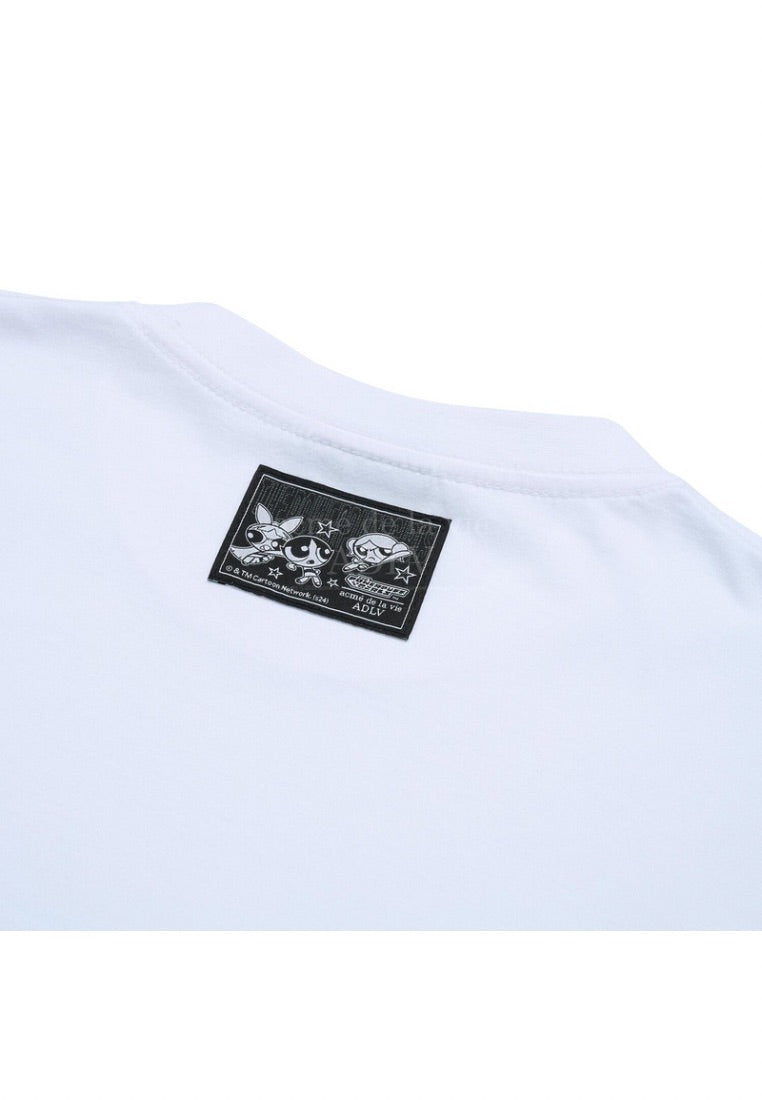 The Powerpuff Girls x Acmedelavie Big Printing Artwork T-Shirts White